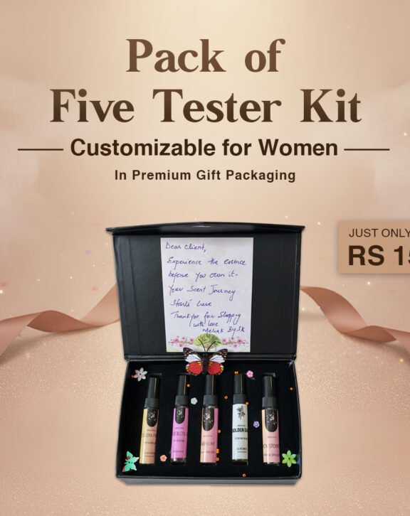 Customizable Perfume Tester Set (Pack of 5)